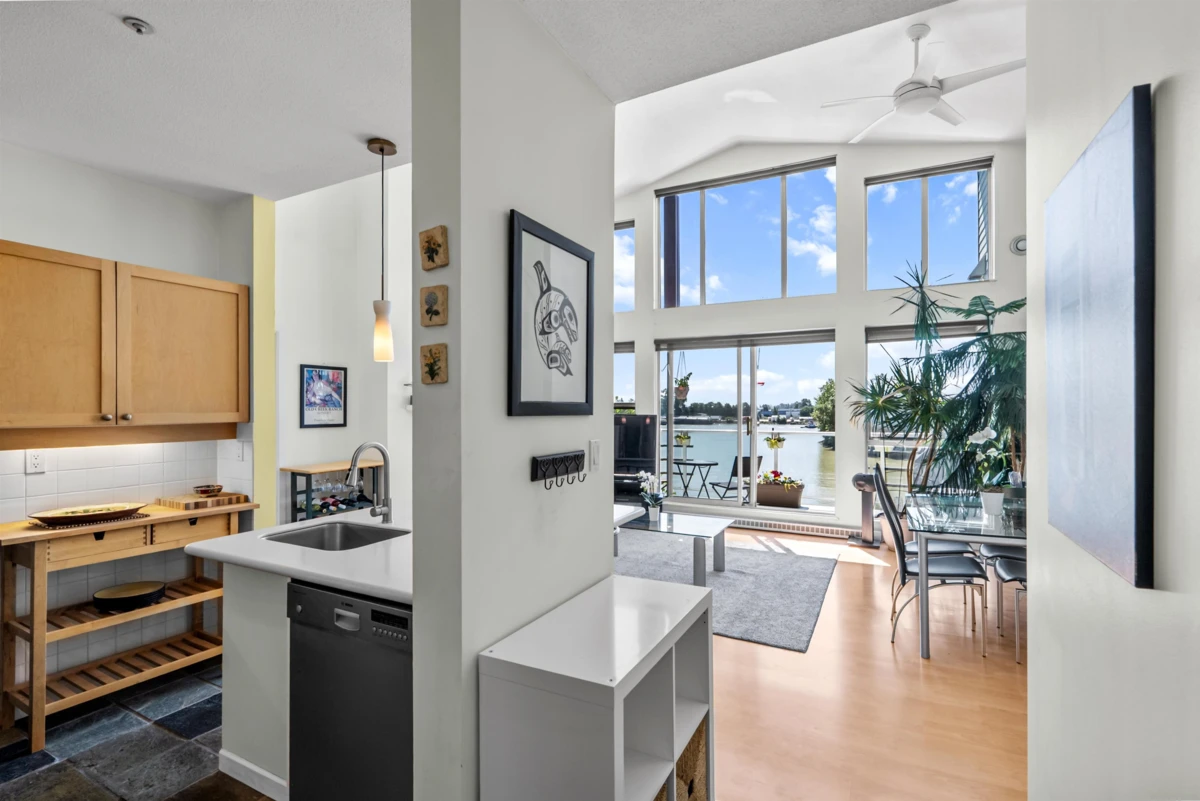 Living Room Photo of 407 1880 E Kent Avenue South, Vancouver, BC