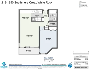 Aerial View of 213 1850 Southmere Crescent, Surrey, BC