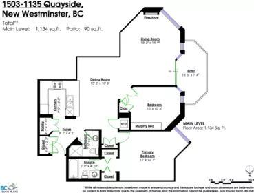 Laundry Room Photo of 1503 1135 Quayside Drive, New Westminster, BC