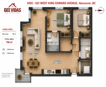 Street View Photo of 302 523 W King Edward Avenue, Vancouver, BC