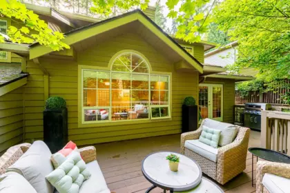 Backyard Photo of 18 Deerwood Place, Port Moody, BC