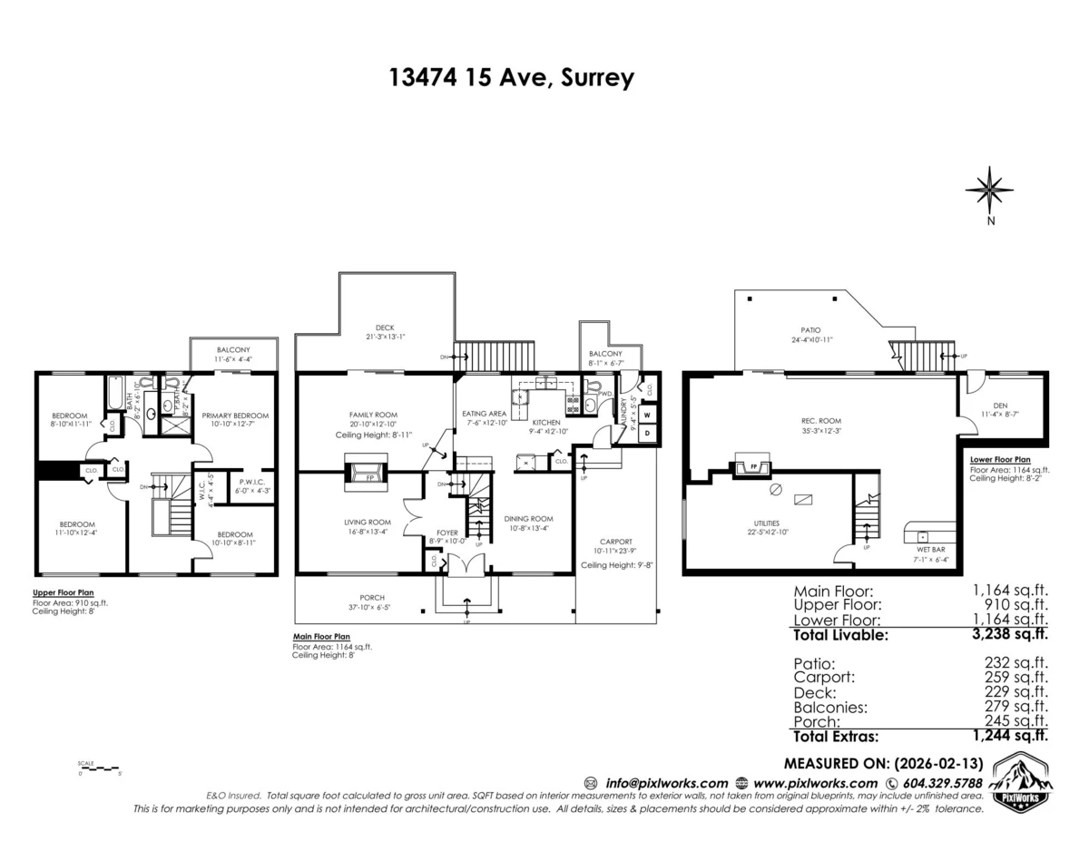Living Room Photo of 13474 15 Avenue, Surrey, BC