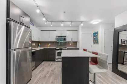 Kitchen Island Photo of 206 8695 160 Street, Surrey, BC