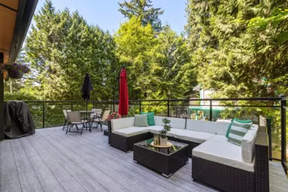 Aerial View of 4283 Capilano Road, North Vancouver, BC