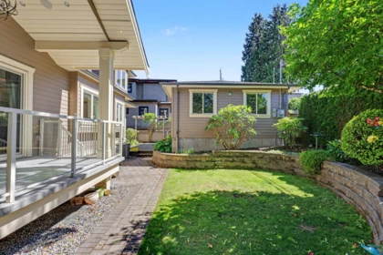 Aerial View of 5635 Oakglen Drive, Burnaby, BC
