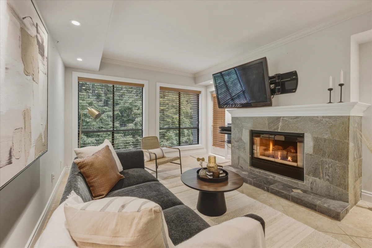 Living Room Photo of 101 4821 Spearhead Drive, Whistler, BC