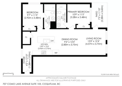 Garden / Landscaping Photo of 103 707 Como Lake Avenue, Coquitlam, BC