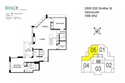 2905 535 Smithe Street, Vancouver, BC, Vancouver — Apartment/Condo for sale