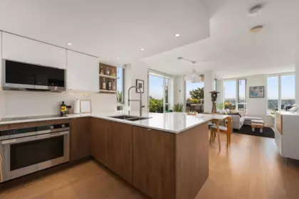 Kitchen Island Photo of 2405 550 Taylor Street, Vancouver, BC