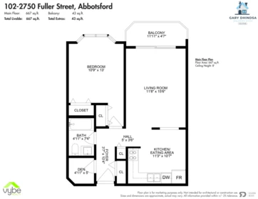 Exterior Rear Photo of 102 2750 Fuller Street, Abbotsford, BC