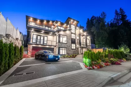 Exterior Rear Photo of 1414 Pipeline Place, Coquitlam, BC