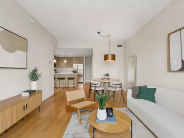 Living Room Photo of 306 2020 Alma Street, Vancouver, BC