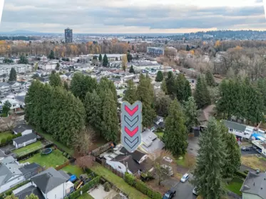 Aerial View of 3152 Lancaster Place, Port Coquitlam, BC