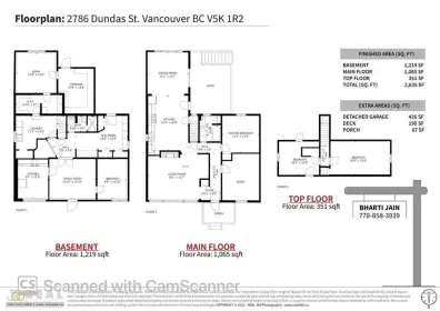 2786 Dundas Street, Vancouver, BC, Vancouver — Single Family Residence for sale