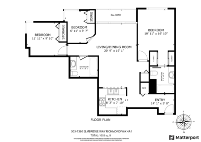 Outdoor Patio Photo of 503 7380 Elmbridge Way, Richmond, BC