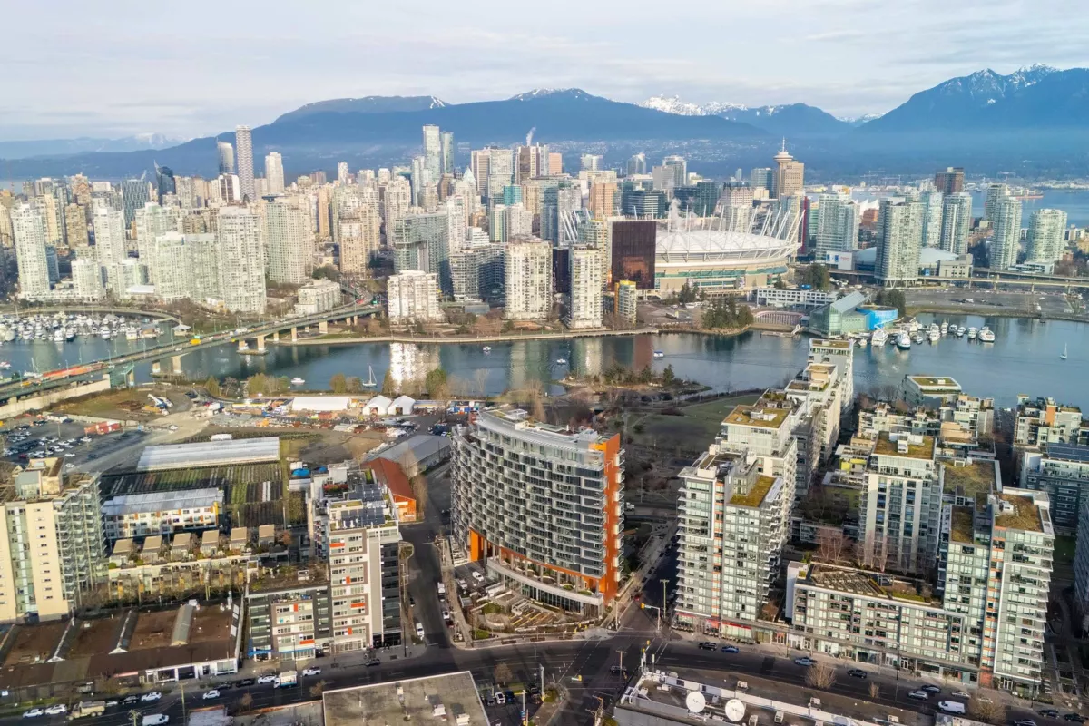 Backyard Photo of 905 1768 Cook Street, Vancouver, BC