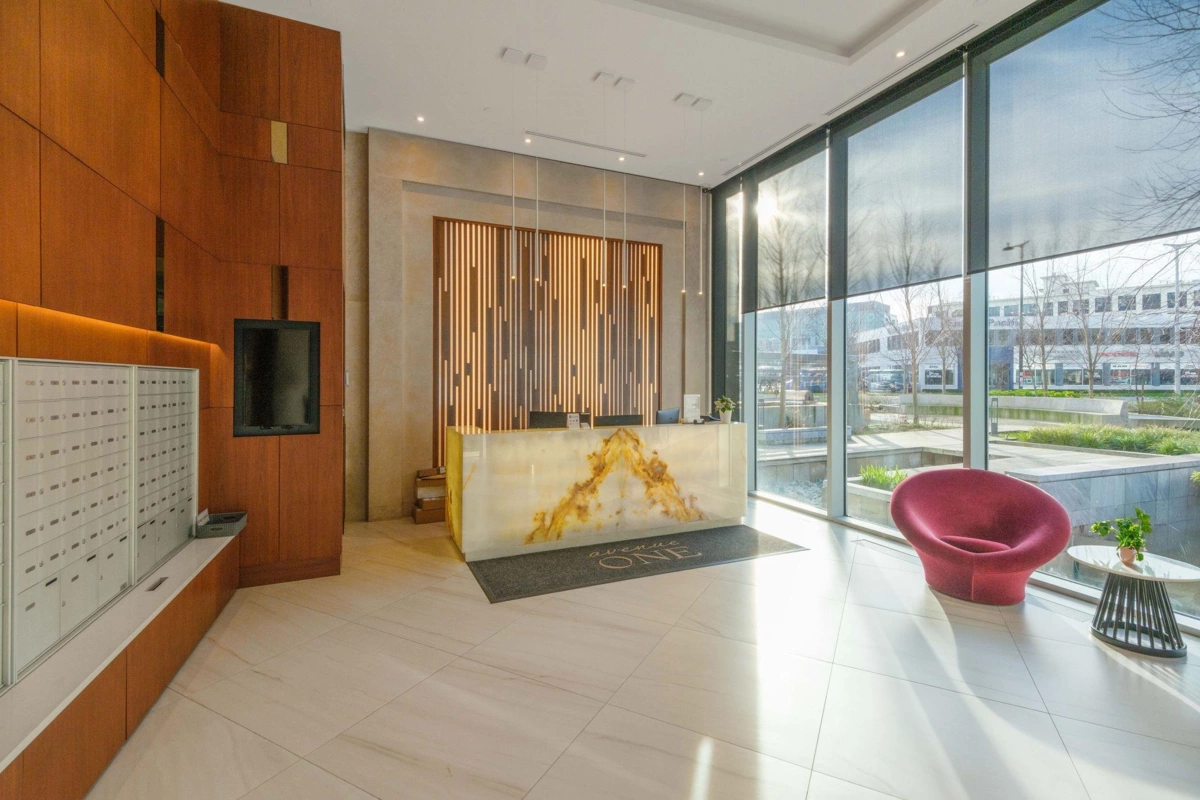 Entry Foyer Photo of 905 1768 Cook Street, Vancouver, BC