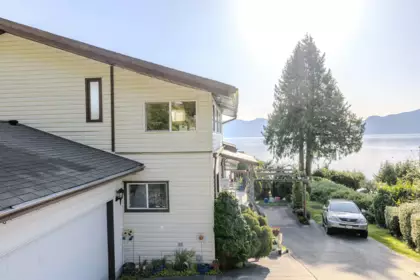 Aerial View of 1162 Point Road, Gibsons, BC