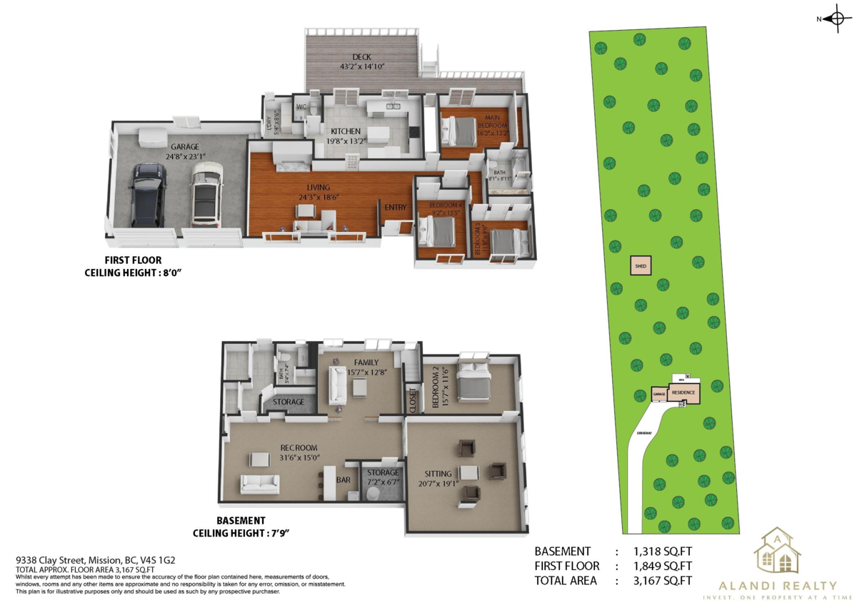Backyard Photo of 9338 Clay Street, Mission, BC