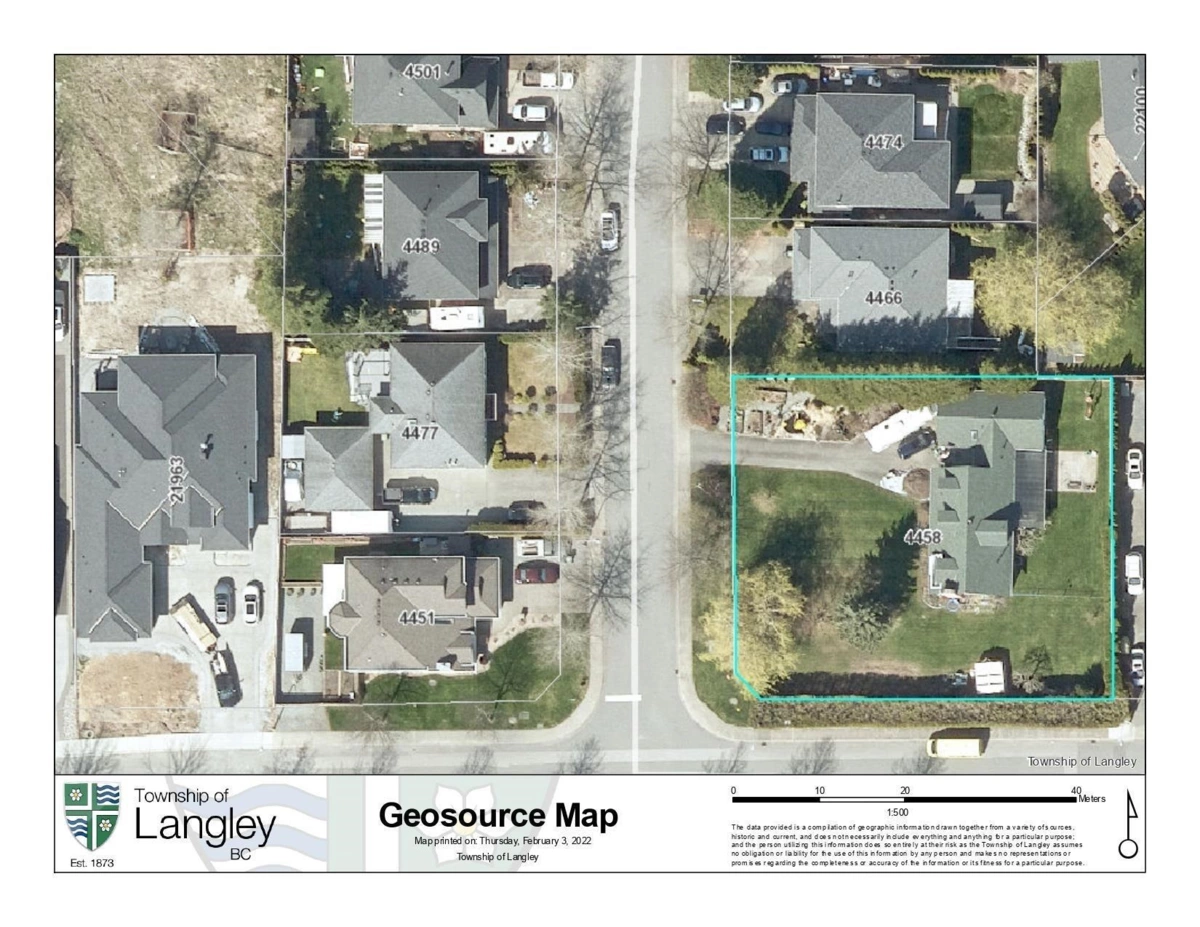 Exterior Rear Photo of 4458 Benz Crescent, Langley, BC