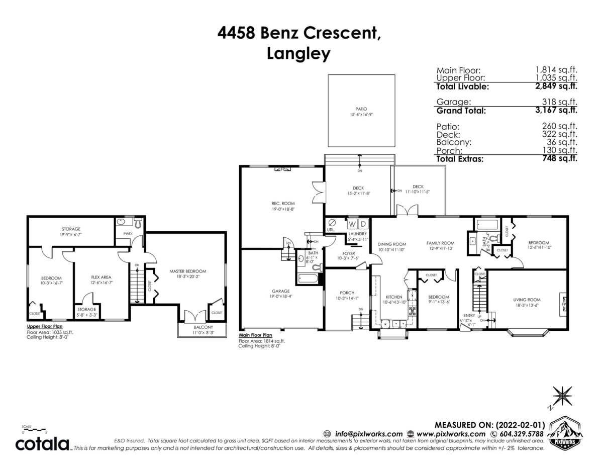 Powder Room Photo of 4458 Benz Crescent, Langley, BC