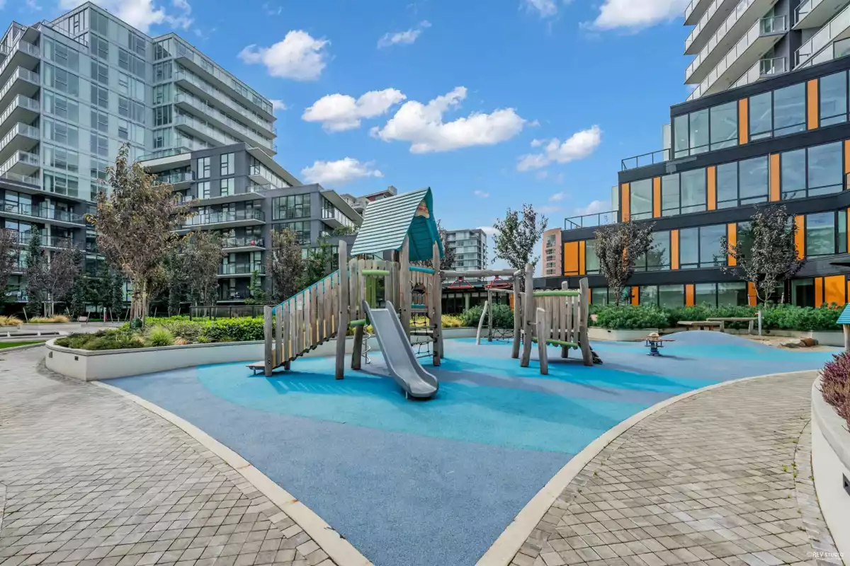 Aerial View of 1404 6633 Buswell Street, Richmond, BC