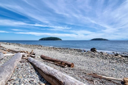 Exterior Rear Photo of Lot 12 Sunshine Coast Highway, Sechelt, BC