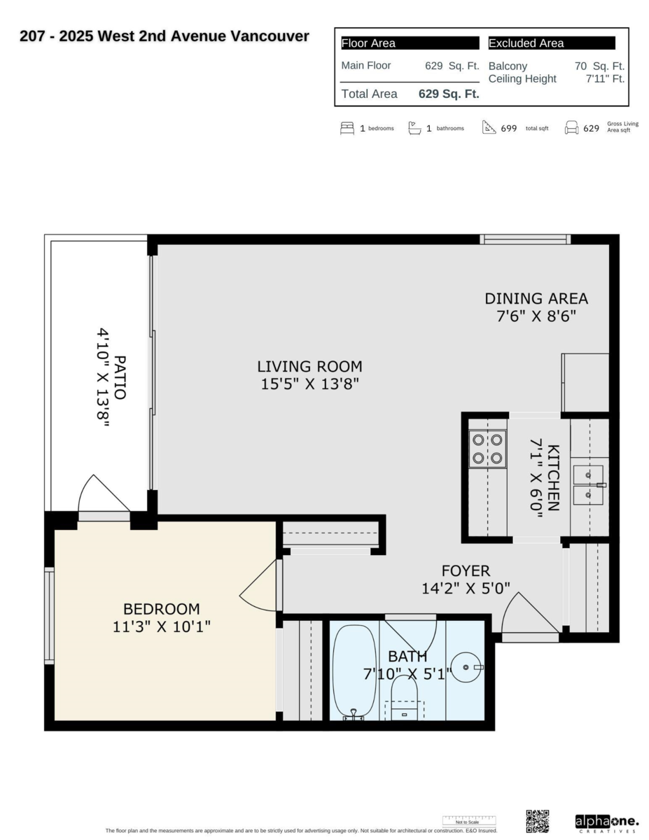 Front Yard Photo of 207 2025 W 2nd Avenue, Vancouver, BC