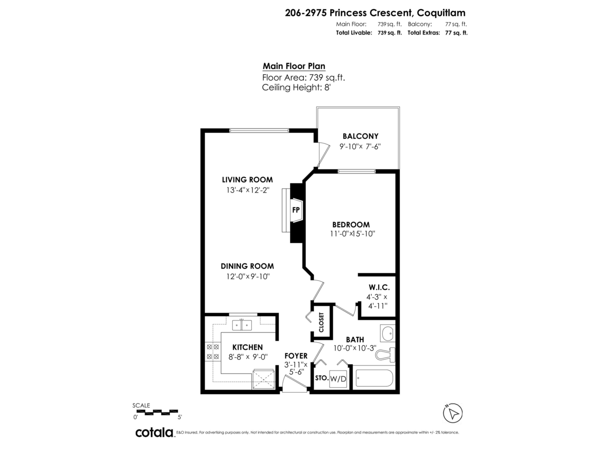 Kitchen Photo of 206 2975 Princess Crescent, Coquitlam, BC