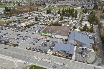 Aerial View of 146 46360 Valleyview Road, Chilliwack, BC