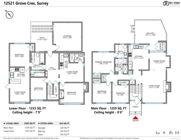 Playground / Recreational Area Near 12521 Grove Crescent, Surrey, BC