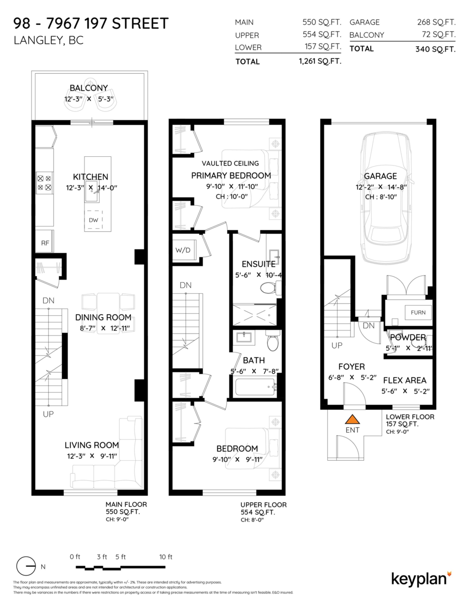 Family Room Photo of 98 7967 197 Street, Langley, BC