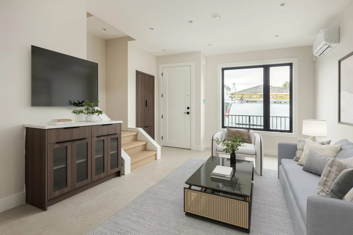 Aerial View of 4413 Oxford Street, Burnaby, BC