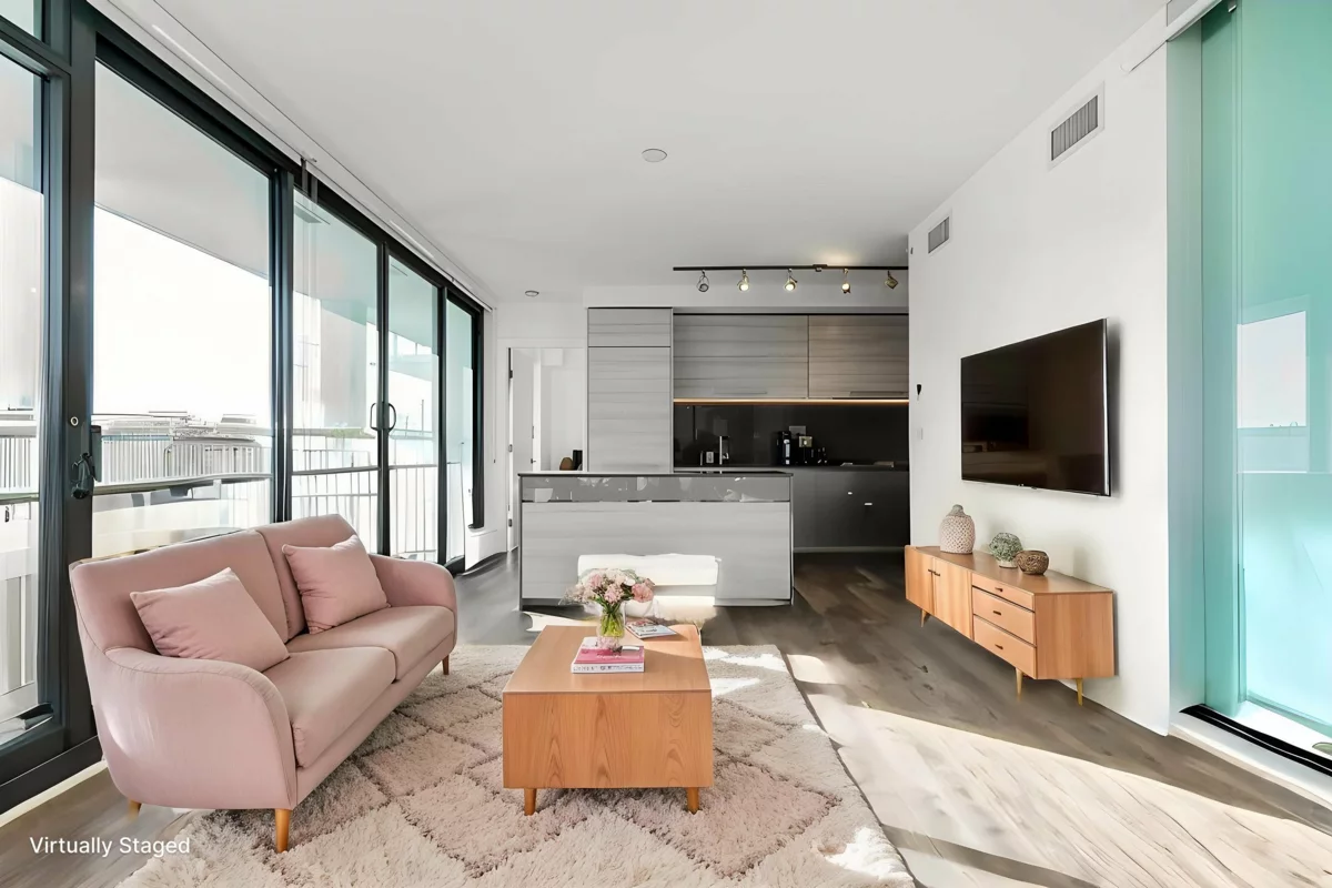 Living Room Photo of 303 4488 Juneau Street, Burnaby, BC