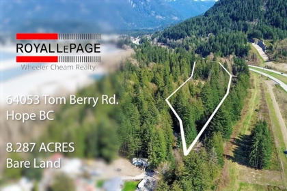 64053 Tom Berry Road, Hope, BC, Hope — Land for sale