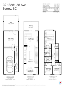Primary Bathroom Photo of 32 18681 68 Avenue, Surrey, BC
