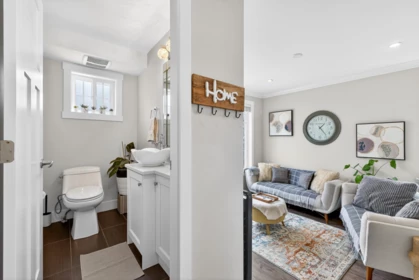 Basement Recreation Room Photo of 9 18818 71 Avenue, Surrey, BC