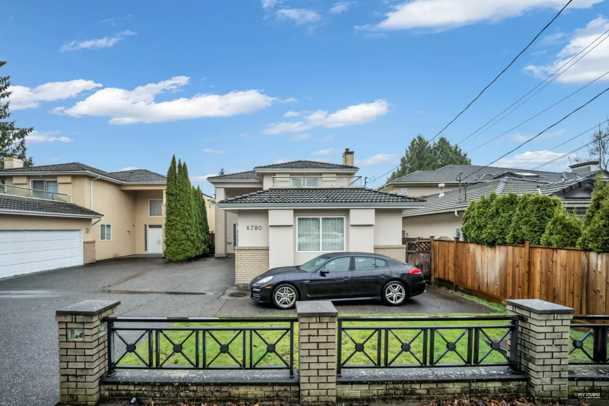 Exterior Rear Photo of 6780 Comstock Road, Richmond, BC