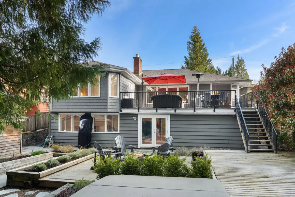 Exterior Rear Photo of 956 Belvista Crescent, North Vancouver, BC