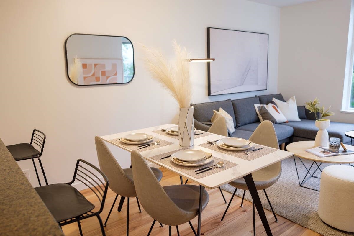 Dining Area Photo of 403 9232 University Crescent, Burnaby, BC