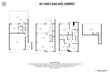 Backyard Photo of 43 14057 60a Avenue, Surrey, BC