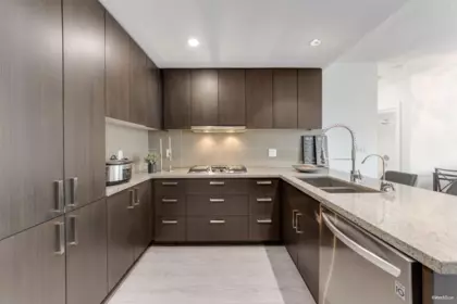 Kitchen Island Photo of 1807 1155 The High Street, Coquitlam, BC