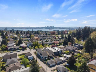 Aerial View of 318 W 18th Street, North Vancouver, BC