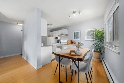 Kitchen Island Photo of 312 131 W 4th Street, North Vancouver, BC
