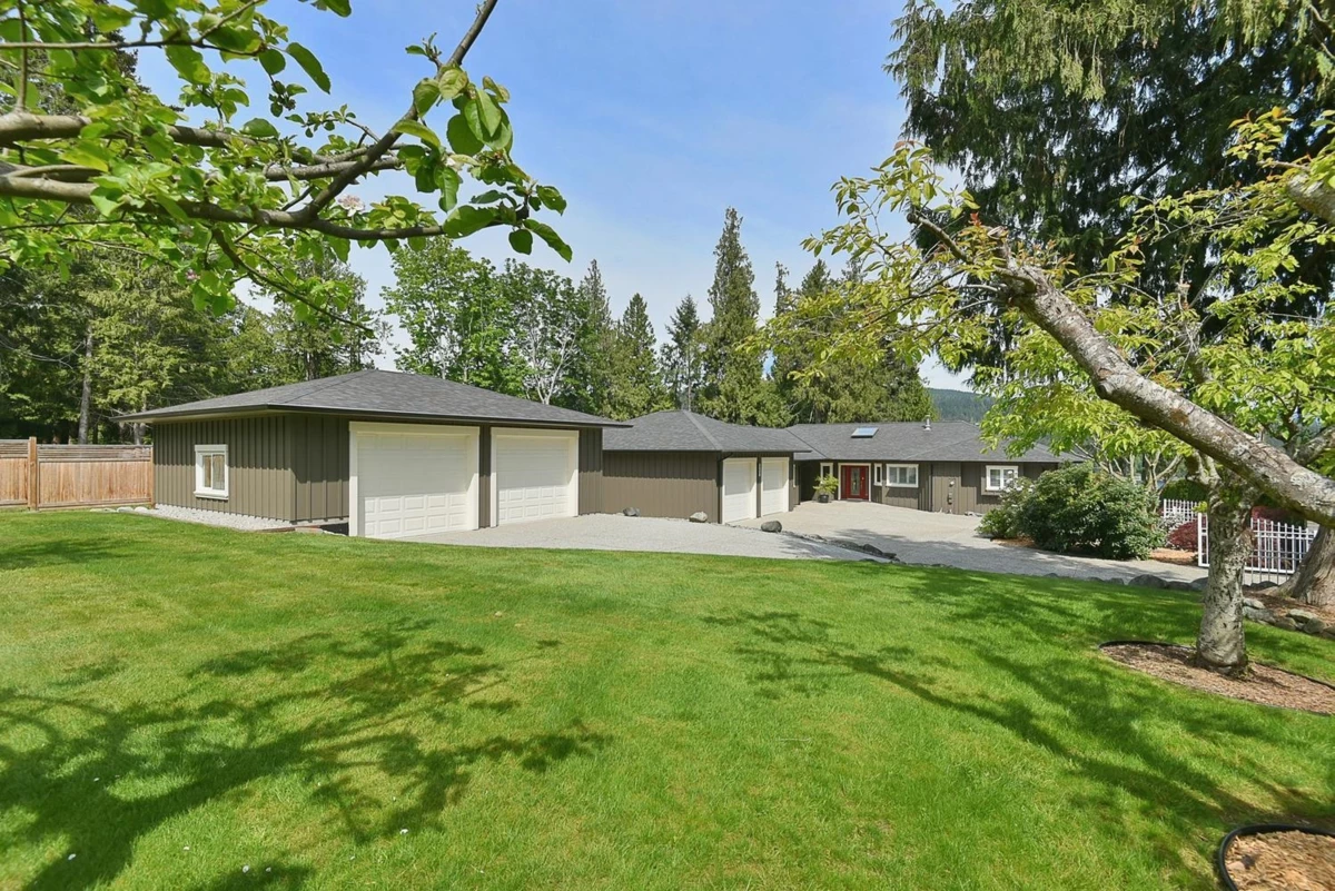 Exterior Rear Photo of 5481 Eureka Road, Halfmoon Bay, BC