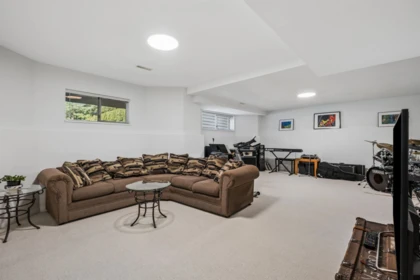 Basement Recreation Room Photo of 3253 Kerrstead Place, North Vancouver, BC