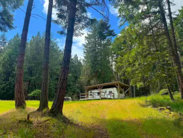 Aerial View of 448 Burrill Road, Galiano Island, BC