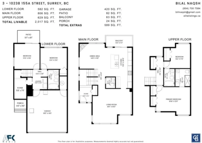 Outdoor Kitchen Photo of 3 10238 155a Street, Surrey, BC