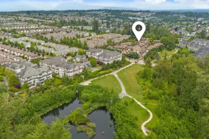 Aerial View of 56 19478 65 Avenue, Surrey, BC