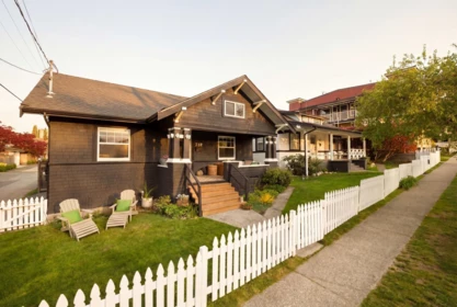 Aerial View of 737-745 St. Andrews Avenue, North Vancouver, BC